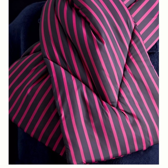 Maeve Striped Puffer Scarf - Picture 3 of 6